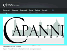 Tablet Screenshot of capannifirenze.com